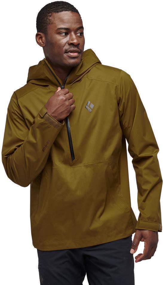 Stormline Stretch Anorak - Mens - dark curry 1