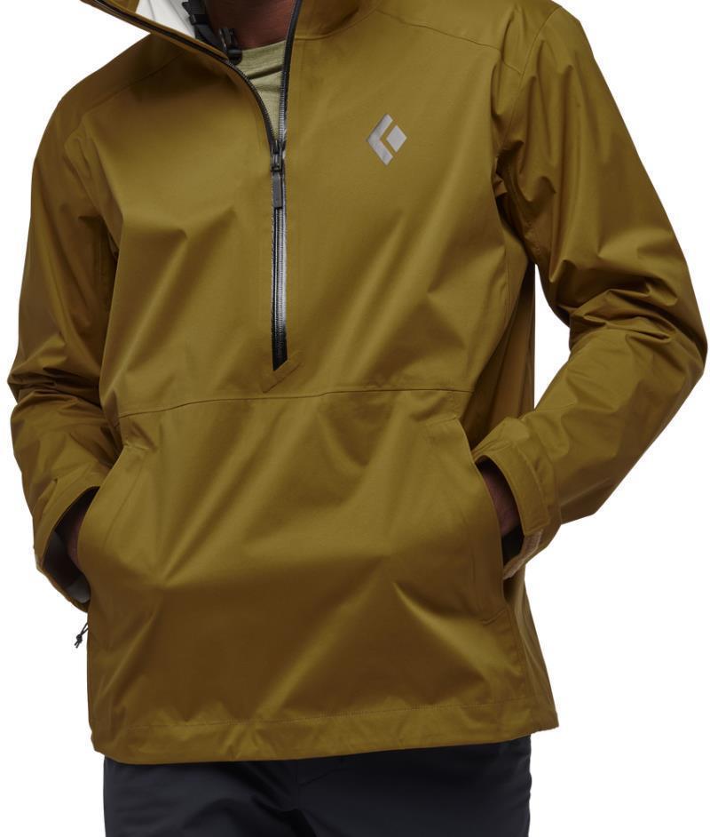 Stormline Stretch Anorak - Mens - dark curry 1