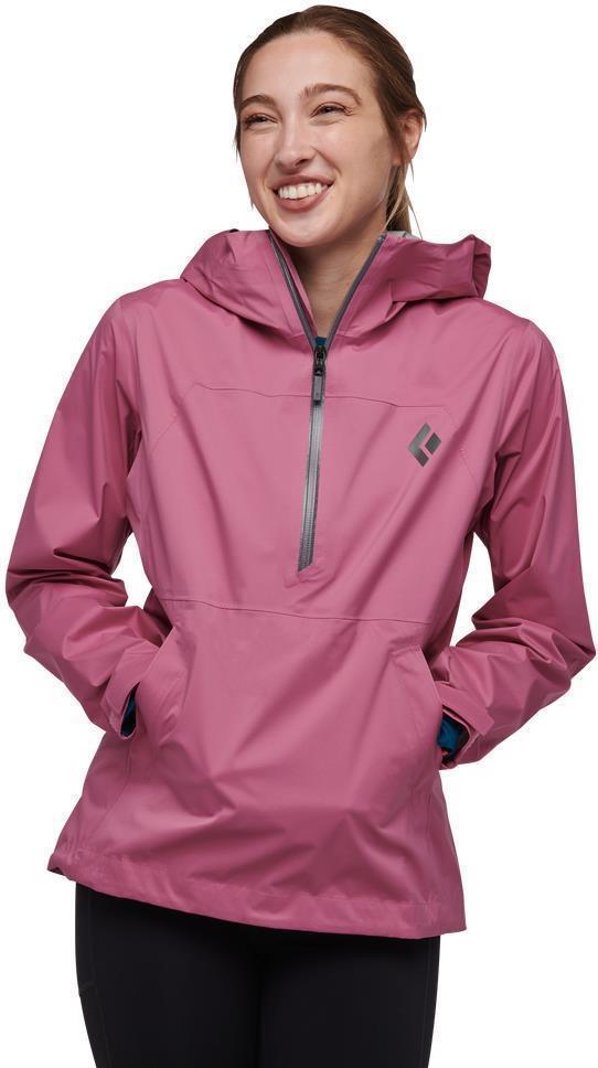 Stormline Stretch Anorak - Womens - Dyno Pink 2