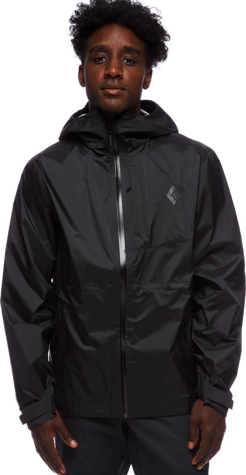 Treeline Rain Shell - Mens - Black 2