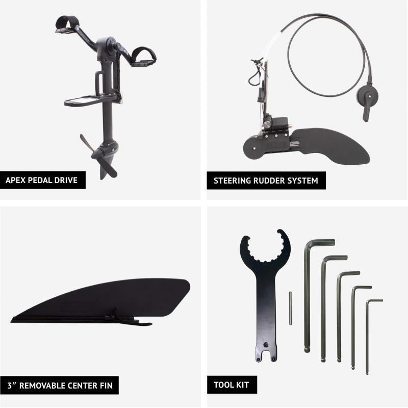 Apex Pedal Drive + Rudder Kit - Not Applicable 3
