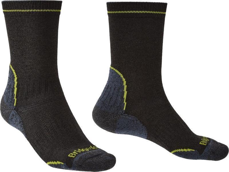 Hike Lightweight T2 Boot Socks - Mens - Black / Lime 1
