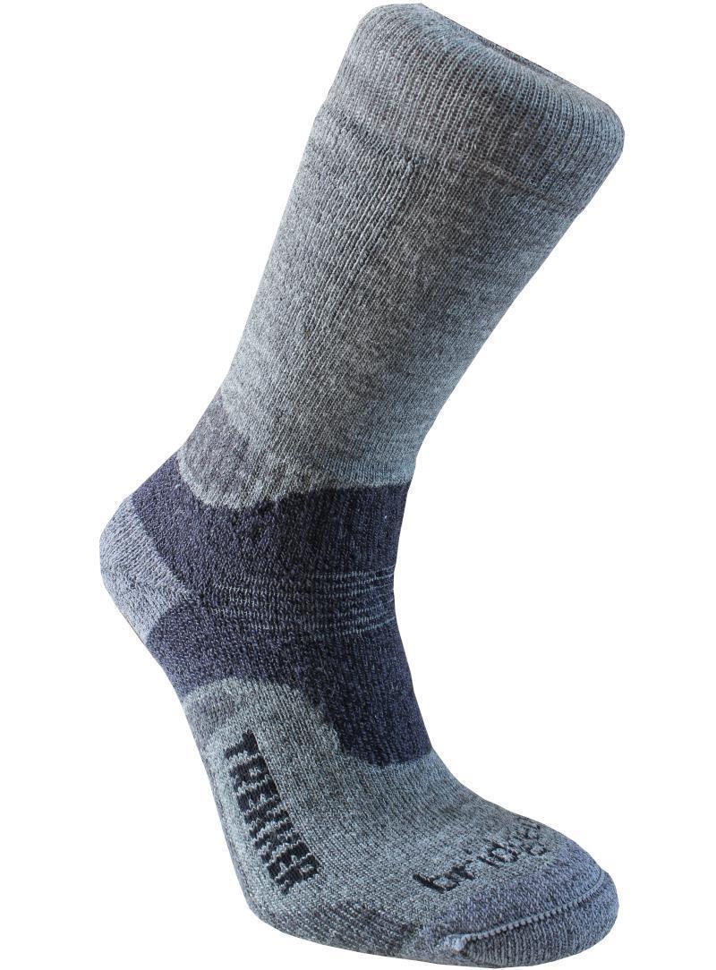 Hike Midweight Merino Endurance Boot Socks - Mens - Grey / Dark Grey 1