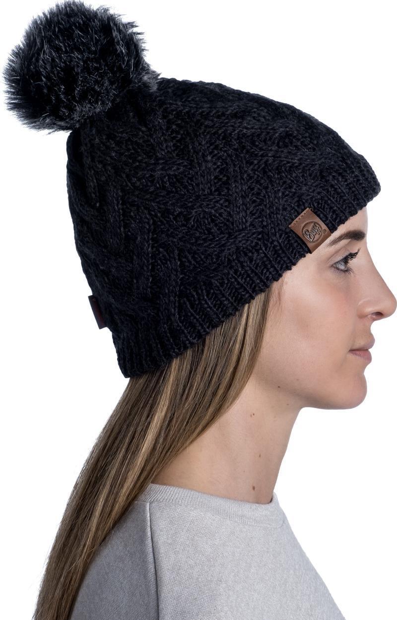 Caryn Knitted & Fleece Beanie - Caryn Graphite - 123515.901.10.00 2