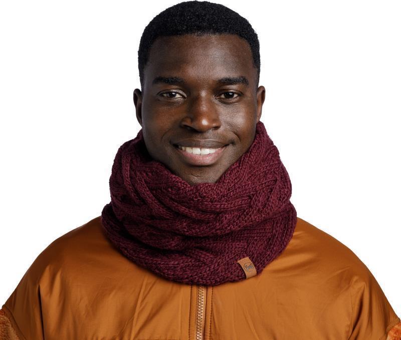 Caryn Knitted & Fleece Neckwarmer - Caryn Dahlia - 123518.628.10.00 3