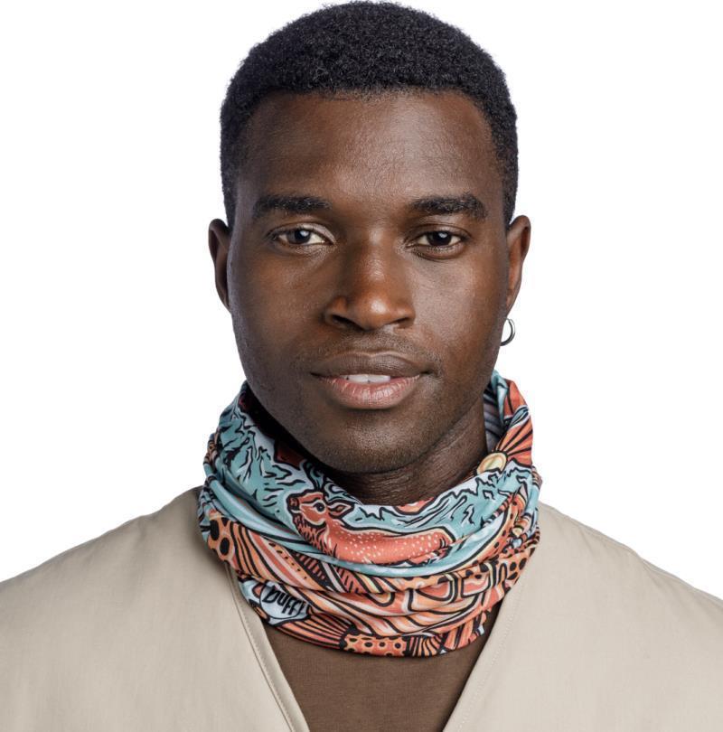 CoolNet UV Neckwarmer - Angler - Casey Underwood - Trout Scape Multi - 131891.555.10.00 3