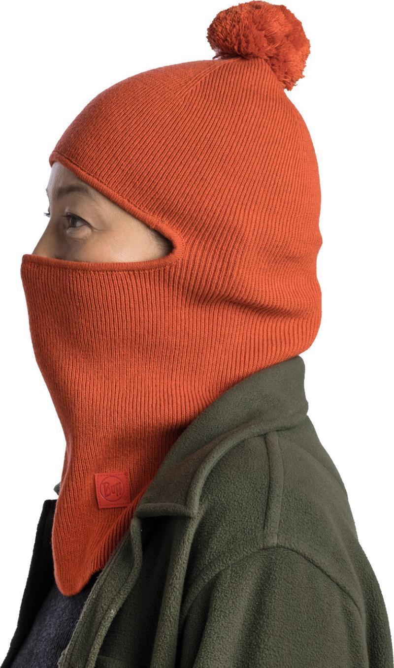 Knitted Balaclava - niilan orange red - 132320.402.10.00 1