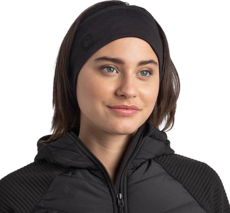 Merino Heavyweight Headband - Solid Black - 129441.999.10.00 2