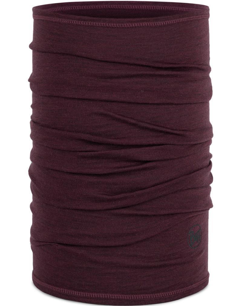 Merino Lightweight Neckwarmer - Solid - Solid Garnet - 113010.653.10.00 1