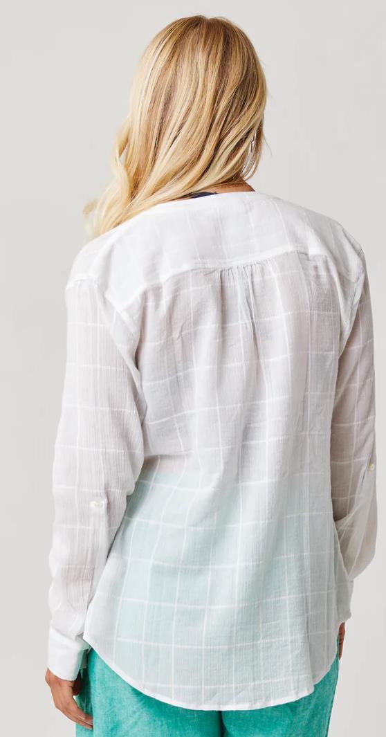 Dylan Textured Tunic - Womens - Cloud 2
