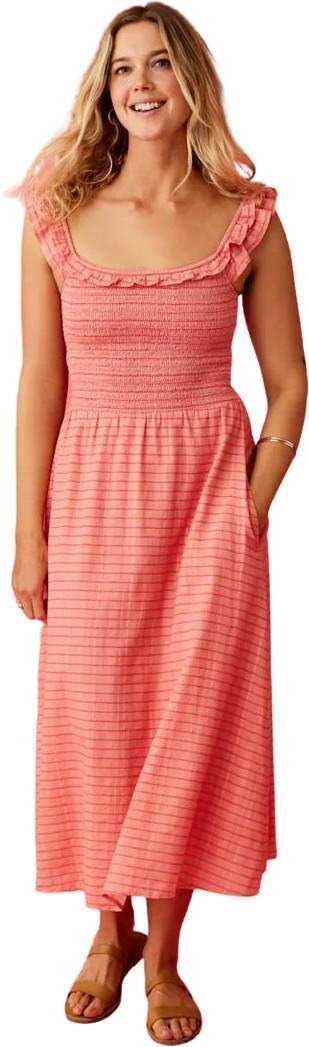 Indie Dress -  Womens - Grapefruit Harris Stripe 1