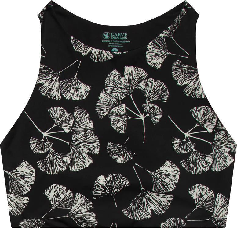 Sanitas Compression Top - Womens - Black Ginkgo 1
