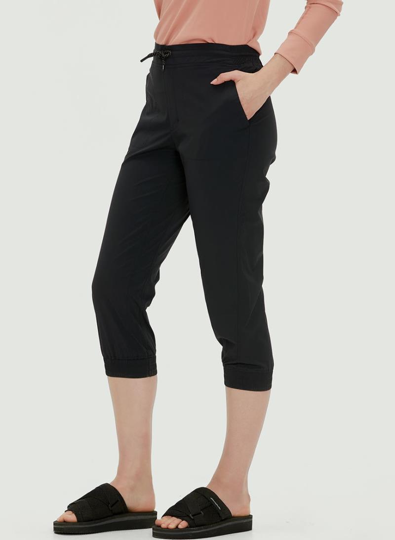 Allyson Capri Pants - Womens - Pure Black 2
