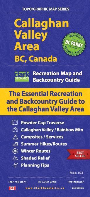 Callaghan Valley Area Map - 2nd Edition - Not Applicable 1