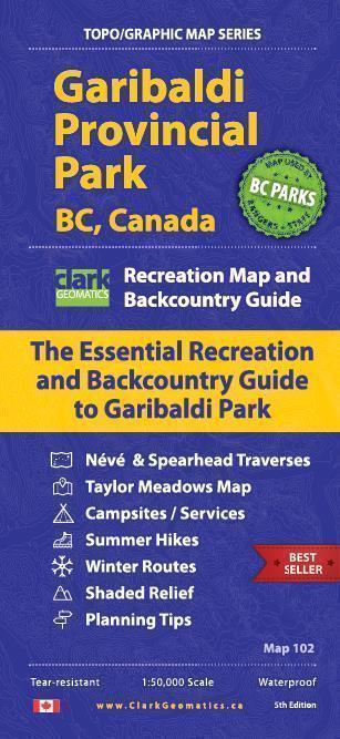 Garibaldi Park Map - 5th edition - Not Applicable 1