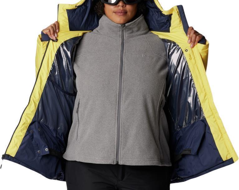 Abbott Peak Insulated Jacket - Plus - Womens - Nocturnal / White / Sun Glow 3