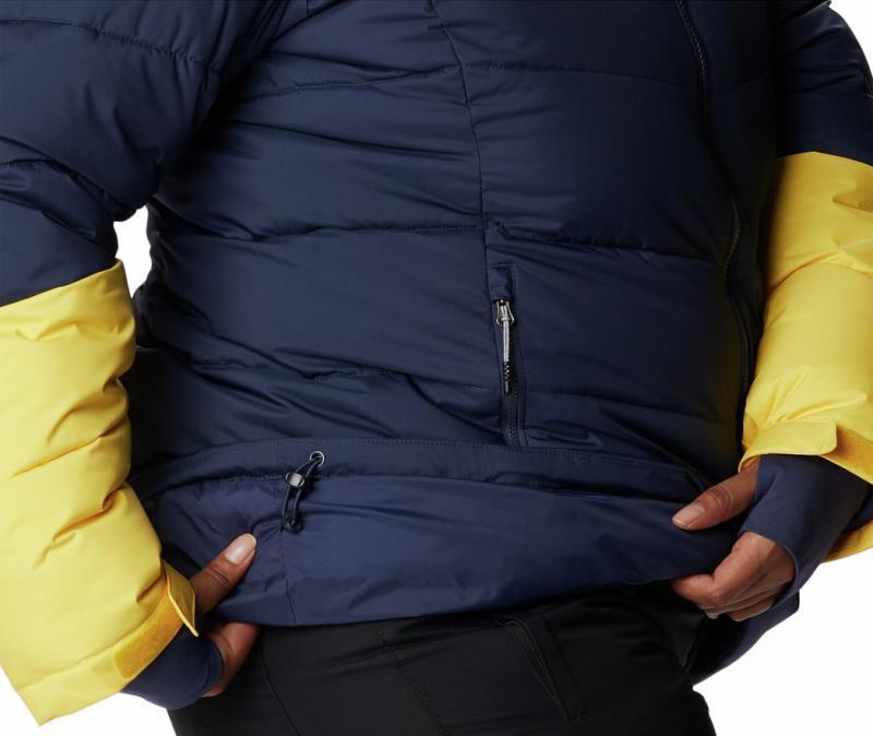 Abbott Peak Insulated Jacket - Plus - Womens - Nocturnal / White / Sun Glow 8