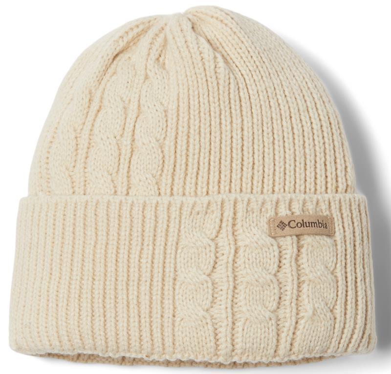 Agate Pass Cable Knit Beanie - Womens - Chalk 1