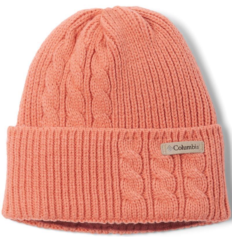 Agate Pass Cable Knit Beanie - Womens - Faded Peach 1