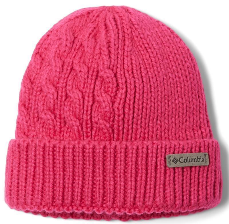 Agate Pass Cable Knit Beanie - Youth - Pink Ice 1