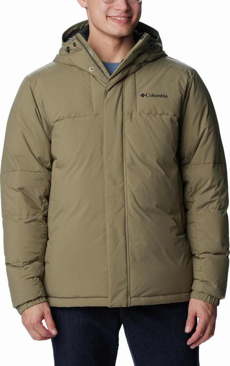 Aldercrest Down Hooded Jacket - Mens - Stone Green 1