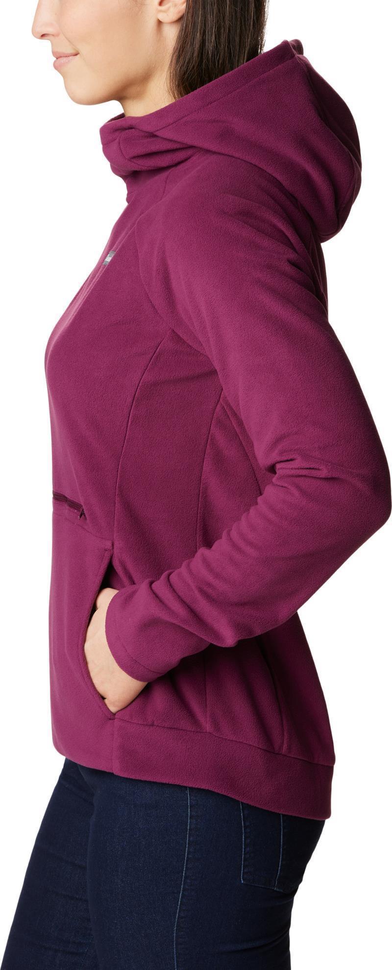 Ali Peak Hooded Fleece - Womens - Marionberry 3