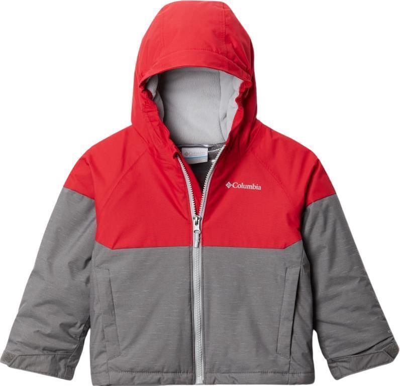 Alpine Action II Jacket - Toddler Boys - City Grey Heather / Mtn Red 1