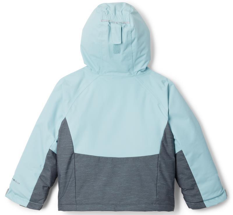 Alpine Action II Jacket - Toddler Girls - Shark Heather / Aqua Haze 2
