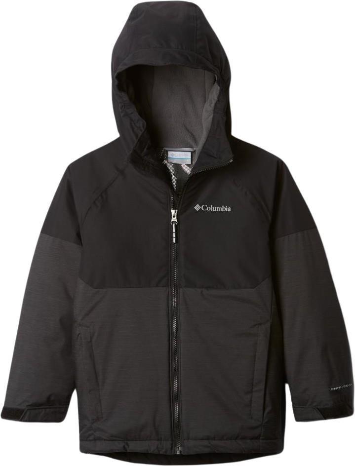 Alpine Action II Jacket - Youth Boys - Black Heather / Black 1
