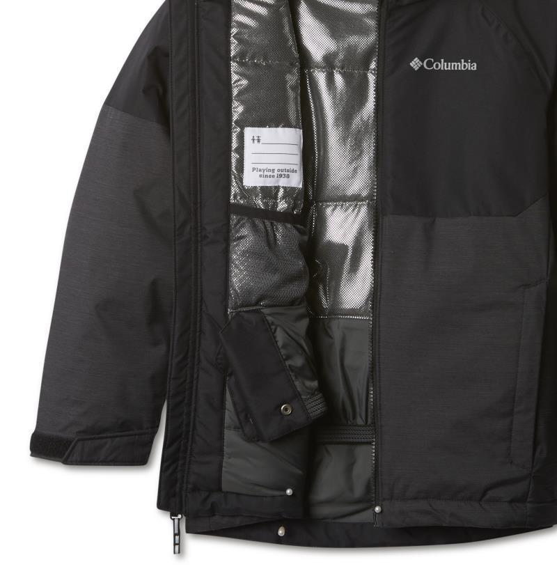 Alpine Action II Jacket - Youth Boys - Black Heather / Black 3