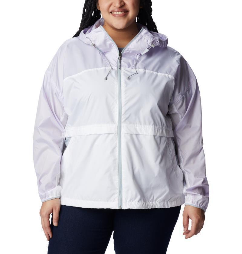 Alpine Chill Windbreaker - Plus - Womens - Purple Tint / White / Cirrus Grey 1