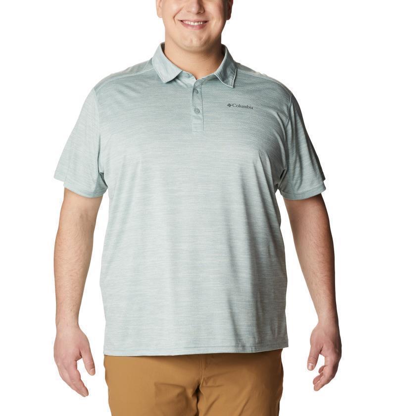 Alpine Chill Zero Polo - Big - Mens - Niagara Heather 1