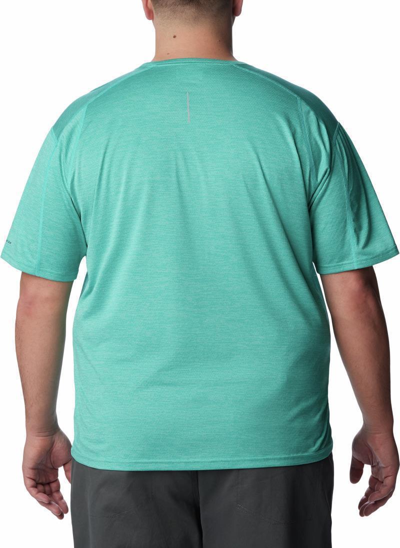 Alpine Chill Zero SS Crew - Big - Mens - Bright Aqua Heather 2