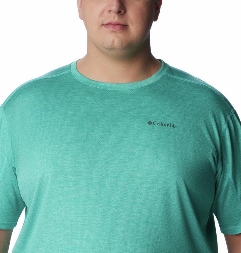 Alpine Chill Zero SS Crew - Big - Mens - Bright Aqua Heather 4