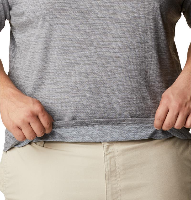 Alpine Chill Zero SS Crew - Big - Mens - Columbia Grey Heather 5