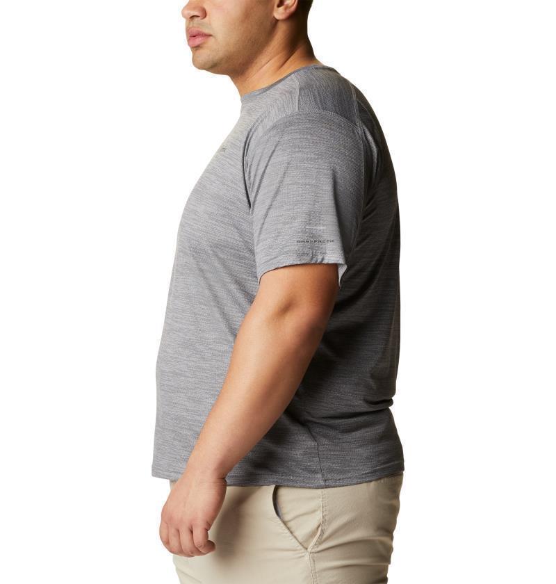 Alpine Chill Zero SS Crew - Big - Mens - Columbia Grey Heather 3