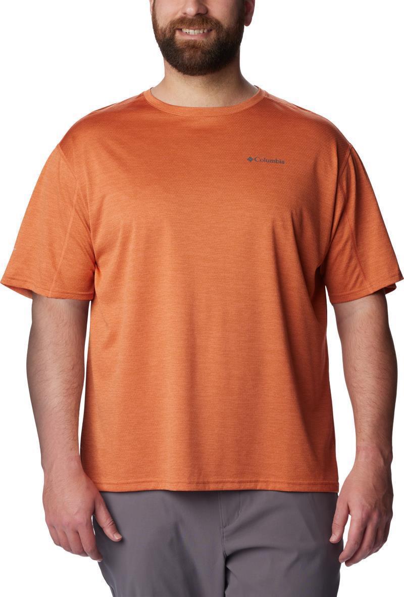 Alpine Chill Zero SS Crew - Big - Mens - Desert Orange Heather 1