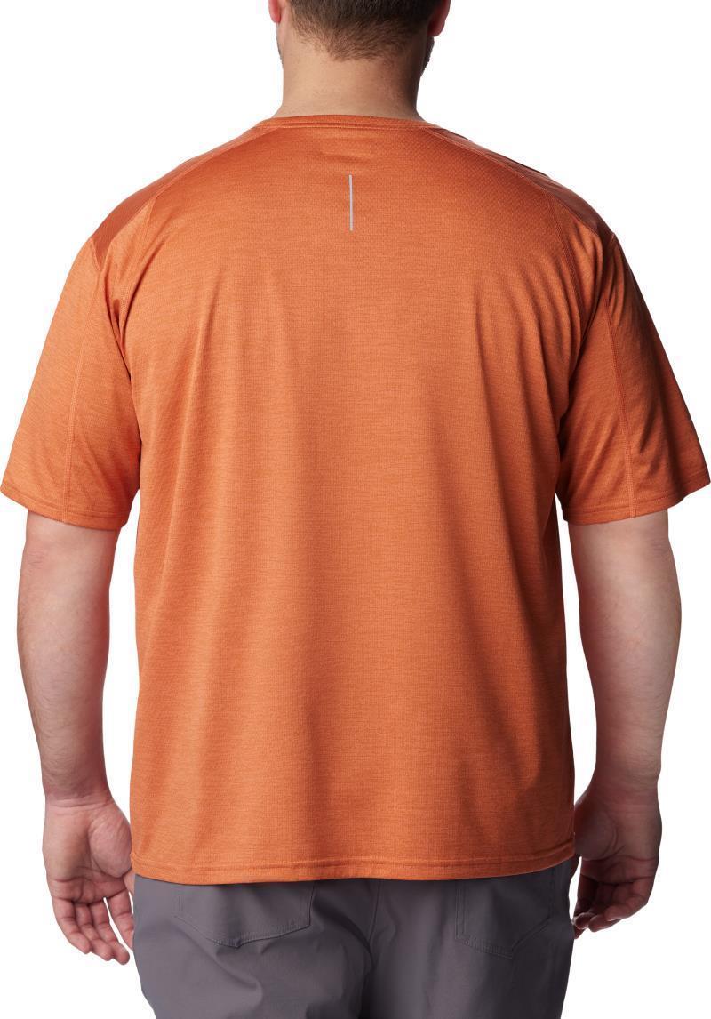 Alpine Chill Zero SS Crew - Big - Mens - Desert Orange Heather 2