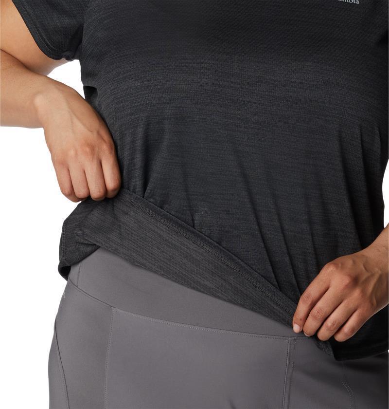 Alpine Chill Zero SS Tee - Plus - Womens - Black Heather 4