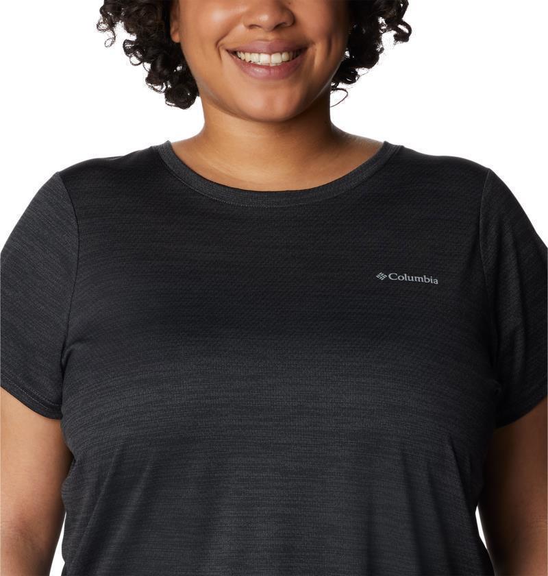 Alpine Chill Zero SS Tee - Plus - Womens - Black Heather 5