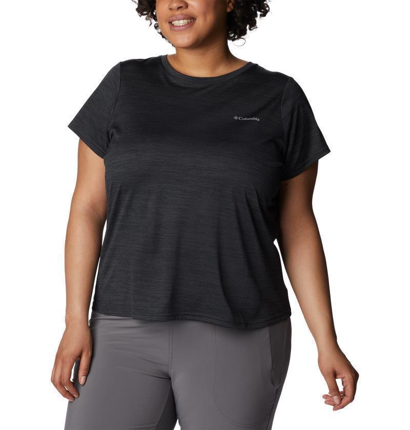 Alpine Chill Zero SS Tee - Plus - Womens - Black Heather 1