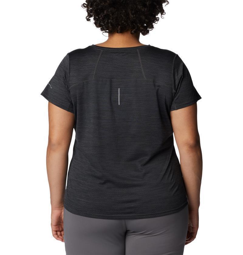 Alpine Chill Zero SS Tee - Plus - Womens - Black Heather 2
