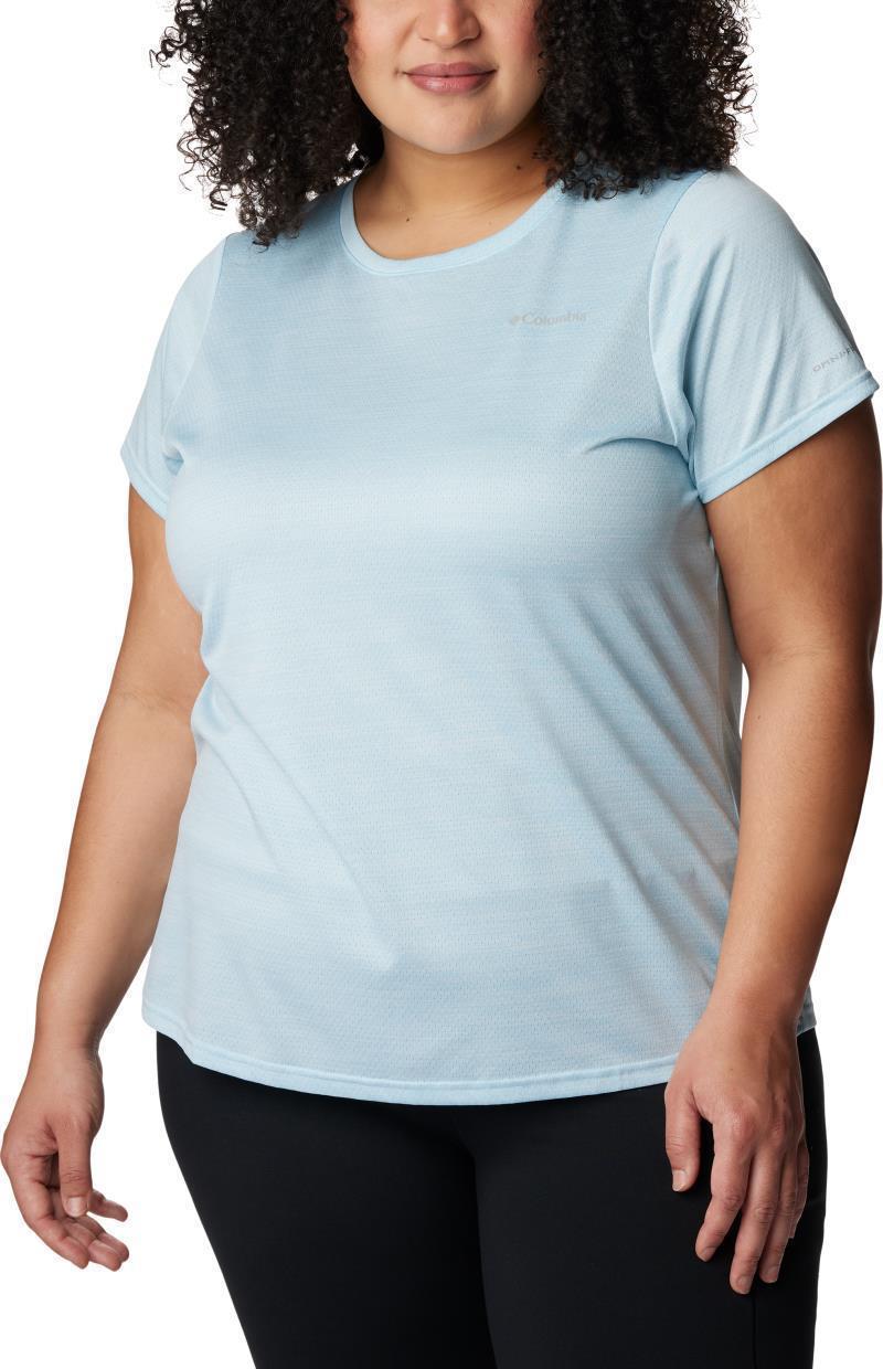 Alpine Chill Zero SS Tee - Plus - Womens - Spring Blue Heather 1