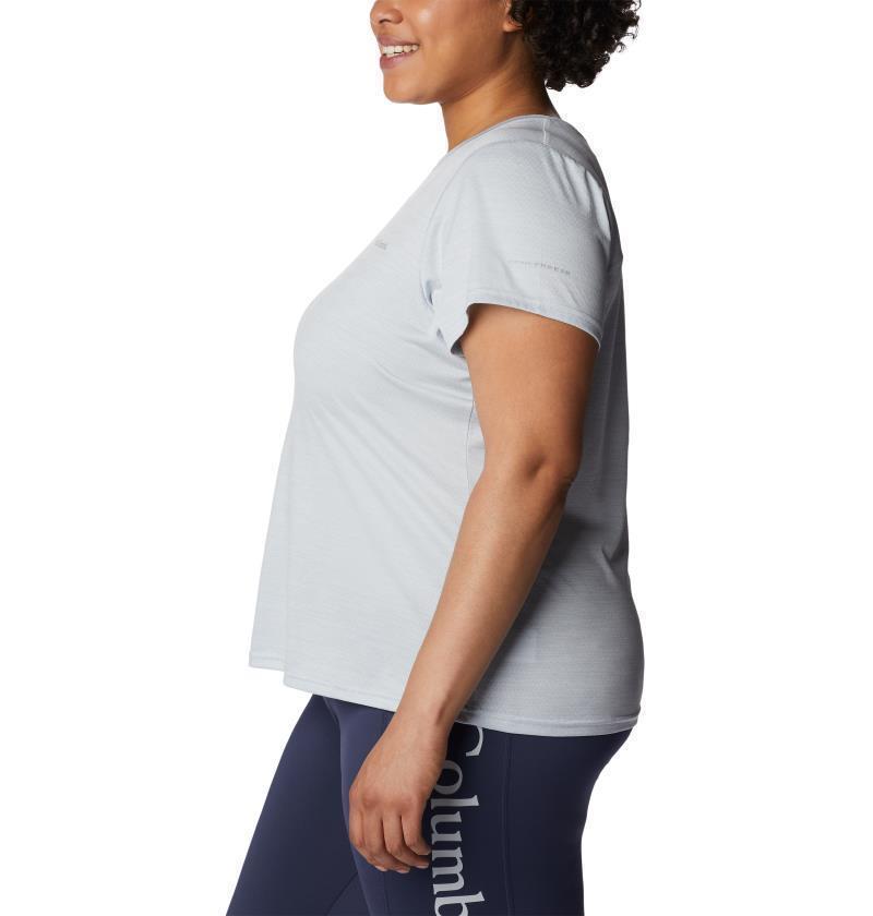 Alpine Chill Zero SS Tee - Plus - Womens - White Heather 3