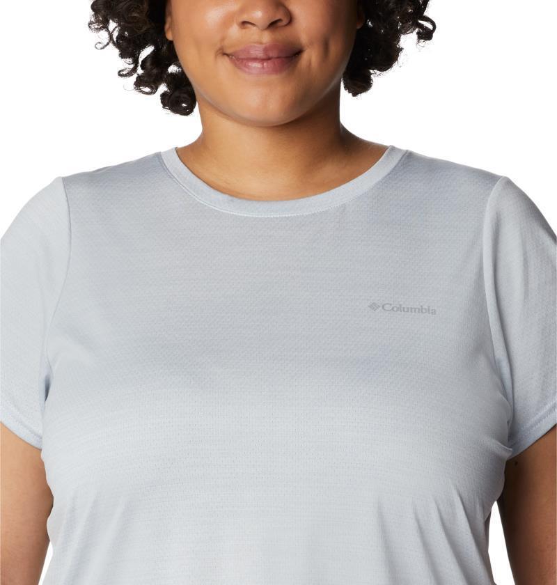 Alpine Chill Zero SS Tee - Plus - Womens - White Heather 5
