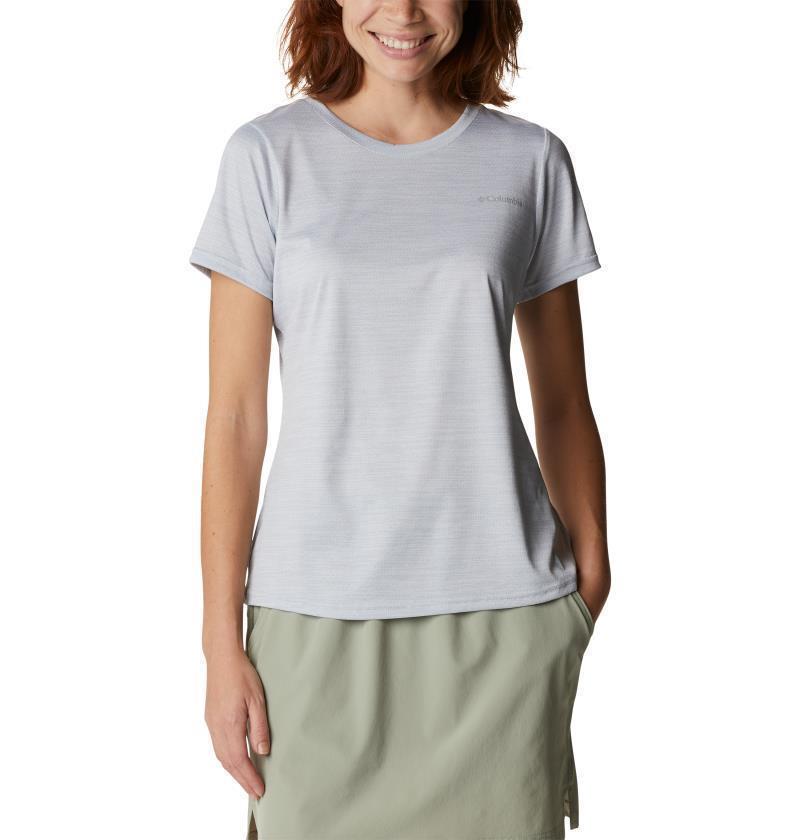 Alpine Chill Zero SS Tee - Womens - White Heather 1