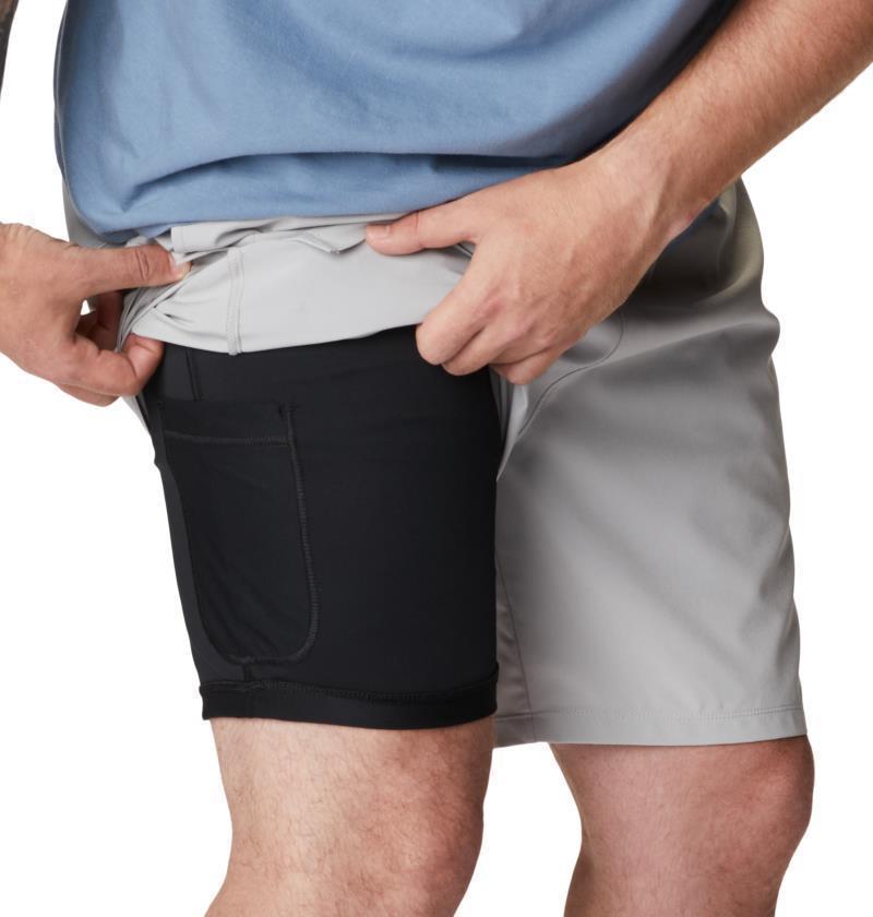 Alpine Chill Zero Shorts, 5" Inseam - Big - Mens - Columbia Grey 7