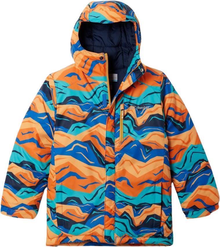 Alpine Free Fall II Jacket - Youth Boys - Bright Indigo Tectonic 1