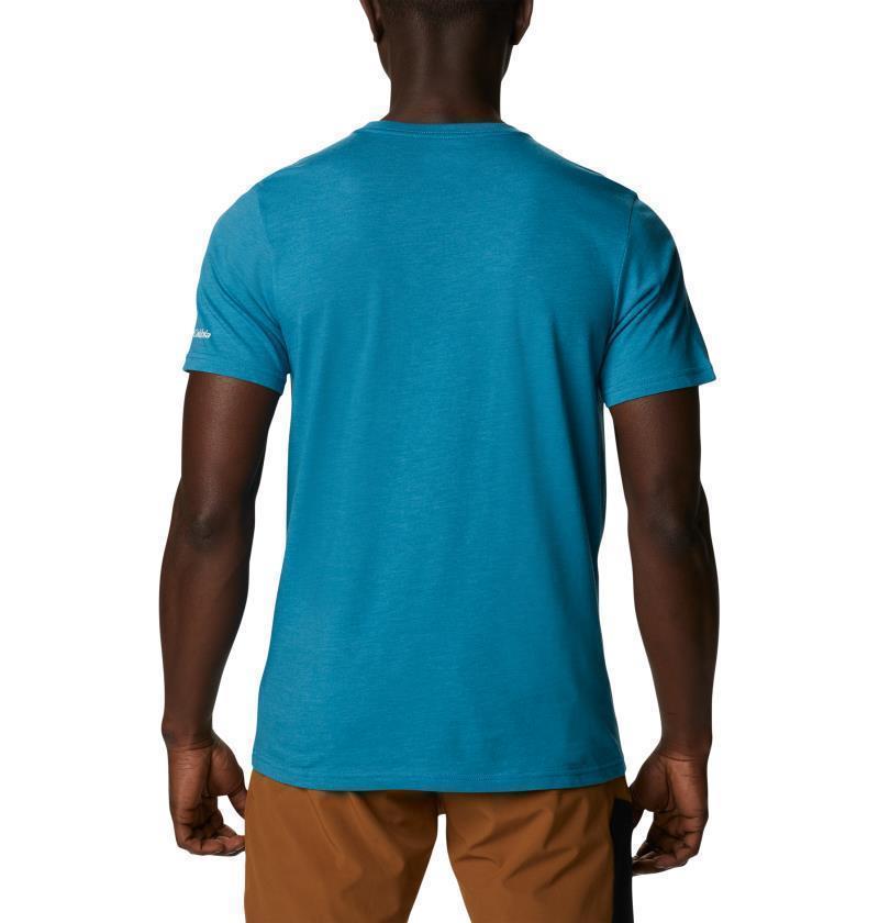 Alpine Way Graphic Tee - Tall - Mens - Deep Marine Heather / Our Land Graphic 4