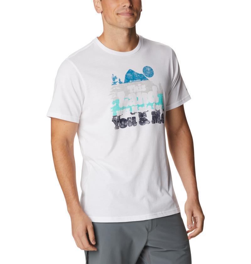 Alpine Way Graphic Tee - Tall - Mens - White / Our Land Graphic 2